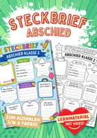 Vorschau - Arbeitsblätter - Abschied Klasse 2 - Deckblatt