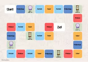 Vorschau - Stationenlernen - Die Zeitformen- Brettspiel - Seite 2