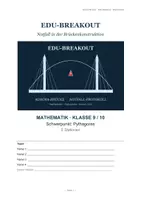 Vorschau - Stundenentwürfe - XXL-Materialpaket: Kooperative Mathe-Escape-Rooms / Edu-Breakouts (Klasse 7-10) - Seite 1