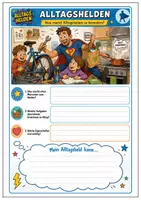 Vorschau - Mal- und Bastelvorlagen - Vatertagsgeschenk | Superheld | Deutsch Klasse 5/6 - Seite 2
