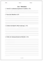 Vorschau - Test - Mittelalter: Test inklusive Lösungen - Seite 3