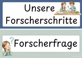 Vorschau - Bildkarten - Tafelmaterial Forscherschritte - Seite 2