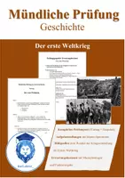 Vorschau - Test - Mündliche Prüfung (Geschichte): Erster Weltkrieg - Deckblatt
