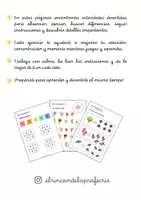 Vista previa - Hojas de trabajo - Cuaderno de Atención para 1º ciclo de primaria y 2º de infantil - página 1