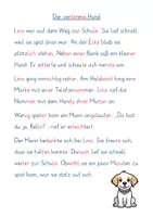 Vorschau - Mal- und Bastelvorlagen - Lesetexte 1. Klasse in Grundschrift & Silbenschrift - Seite 2