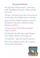 Vorschau - Mal- und Bastelvorlagen - Lesetexte 1. Klasse in Grundschrift & Silbenschrift - Seite 3