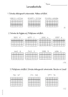 Vorschau - Arbeitsblätter - Lernzielkontrolle/ Arbeit schriftliche Multiplikation Klasse 4 - Seite 2