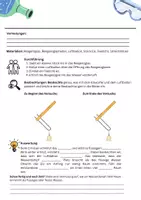 Vorschau - Stundenentwürfe - Experimenteller Einstieg zum Teilchenmodell - Deckblatt