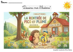 Aperçu - Feuilles d'exercices - Rentrée: Ecrire, lire, dessiner P2/P3 - Page de couverture