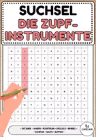 Vorschau - Arbeitsblätter - Suchsel: Die Zupfinstrumente - Musik Jg.3-6 - Deckblatt