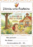 Aperçu - Feuilles d'exercices - J'écris une histoire de la rentrée + Dys - Page de couverture