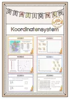 Vorschau - Arbeitsblätter - Koordinatensystem Stationentraining - Deckblatt