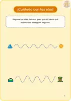 Vista previa - Hojas de trabajo - Aventura submarina- Volumen 4. Matemáticas hasta el 50. Infantil y primer ciclo. - página 2