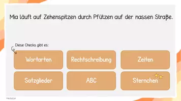 Vorschau - Präsentationen/Tafelbilder - Satz des Tages Kl. 4 interaktiv inkl. Lösung Nr. 7 - Seite 2