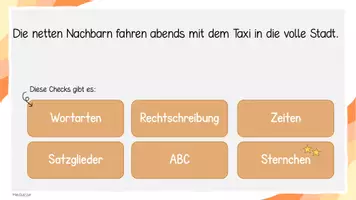 Vorschau - Präsentationen/Tafelbilder - Satz des Tages Kl. 4 interaktiv inkl. Lösung Nr. 9 - Seite 2