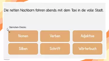 Vorschau - Präsentationen/Tafelbilder - Satz des Tages Kl. 4 interaktiv inkl. Lösung Nr. 9 - Seite 3