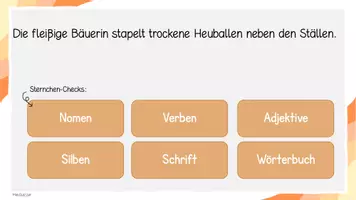 Vorschau - Präsentationen/Tafelbilder - Satz des Tages Kl. 4 interaktiv inkl. Lösung Nr. 13 - Seite 3