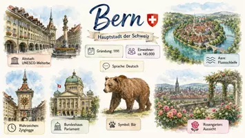 Vorschau - Arbeitsblätter - Arbeitsblatt zum Thema "Bern" + Onlineübung & MP3 + Infografik - Seite 2