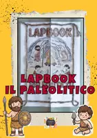 anteprima - Materiale di supporto/inclusione - 🛖LAPBOOK IL PALEOLITICO - Pagina di copertina