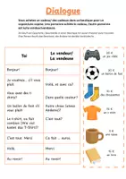 Vorschau - Arbeitsblätter - Tandem-Dialog Achèter un cadeau- Ein Geschenk kaufen - Seite 2