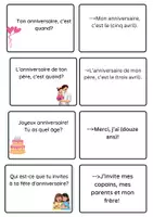 Vorschau - Interaktives Material - Dialogkarten Anniversaire - Seite 2