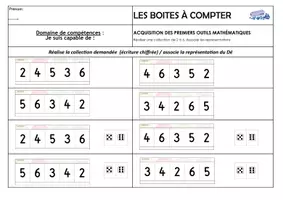 Aperçu - Apprentissages en autonomie - fiche de suivi BAC 2 à 6 chiffres - Page de couverture