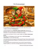 Vorschau - Arbeitsblätter - Till Eulenspiegel - Test mit Grammatik- und Leseteil 2.AHS/NMS - Seite 1