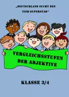 Vorschau - Stundenentwürfe - Komparation: Adjektive steigern Klasse 3/4 - Deckblatt
