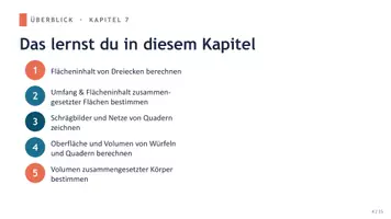 Vorschau - Präsentationen/Tafelbilder - Flaecheninhalt und Volumen 7a - Seite 3
