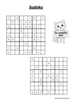 Vorschau - Spiele - Sudoku Rätsel - Spaß im Unterricht - Deckblatt