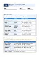 Vista previa - Hojas de trabajo - Speaking practice: Presenting a company - página 2