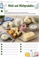 Vorschau - Arbeitsblätter - Milch und Milchprodukte – Arbeitsblätter für Hauswirtschaft & Ernährung | Klasse 5–8 - Seite 3