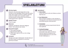 Vorschau - Arbeitsblätter - Strafe ⎮ Spiel - Entscheide dich für Klasse 5 und 6 - Seite 1