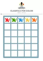 Vista previa - Unidades / Secuencias / Situaciones de Aprendizaje - CLASIFICA POR COLOR - página 1