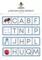 Vista previa - Unidades / Secuencias / Situaciones de Aprendizaje - ¿CON QUÉ LETRA EMPIEZA? - página 2