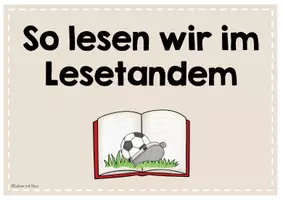Vorschau - Fördermaterial/Inklusion - Lesetandem – Tafelmaterial zur Einführung kooperativer Lesemethoden & Förderung der Leseflüssigkeit - Seite 2