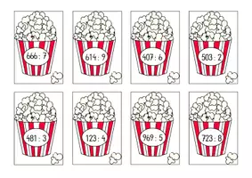 Vorschau - Fördermaterial/Inklusion - Rechnen mit Spaß: Popcorn-Divisionen - Seite 2