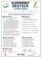 Vorschau - Klassenarbeiten - Materialpaket Klassenarbeiten – Deutsch & Mathe Klasse 3 (mit Lösungen) - Seite 3