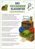 Vorschau - Arbeitsblätter - Vertretungsstunde Deutsch - Leseverständnis - ohne Vorbereitung - Seite 1