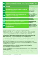 Vorschau - Arbeitsblätter - Grammatik-Karteikarten ADJEKTIVE - Seite 1