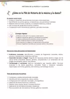 Vista previa - Unidades / Secuencias / Situaciones de Aprendizaje - Tracker Selectividad - Historia de la música y la danza - página 1