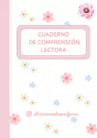 Vista previa - Hojas de trabajo - Cuaderno Comprensión lectora (1º ciclo EP y 2º EI) - Portada