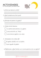 Vista previa - Hojas de trabajo - Cuaderno Comprensión lectora (1º ciclo EP y 2º EI) - página 3