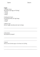 Vorschau - Stundenentwürfe - Sachtexte Klasse 3 – Frühling | Arbeitsblätter mit Fragen & Lösungen - Seite 3