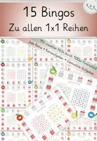 Vorschau - Spiele - 1x1 Bingos: 15 Einmaleins-Bingos mit Anschauungshilfe - Deckblatt