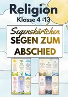 Vorschau - Text - Religion | Segenskärtchen zum Abschied | Mutmacher & Segen für den Neuanfang | Grundschule & weiterführende Schulen | Klasse 4, 9, 10, 12, 13 - Deckblatt