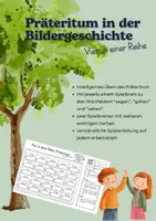 Vorschau - Spiele - Das Präteritum in der Bildergeschichte - Deckblatt