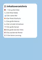 Vorschau - Stundenentwürfe - Lesetraining Arktis Tiere | Leseverständnis Klasse 3 - Seite 1