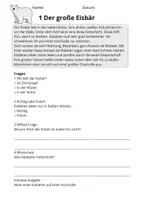 Vorschau - Stundenentwürfe - Lesetraining Arktis Tiere | Leseverständnis Klasse 3 - Seite 3