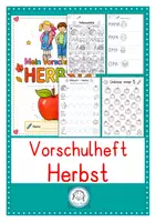 Vorschau - Arbeitsblätter - Vorschulheft Herbst - Deckblatt